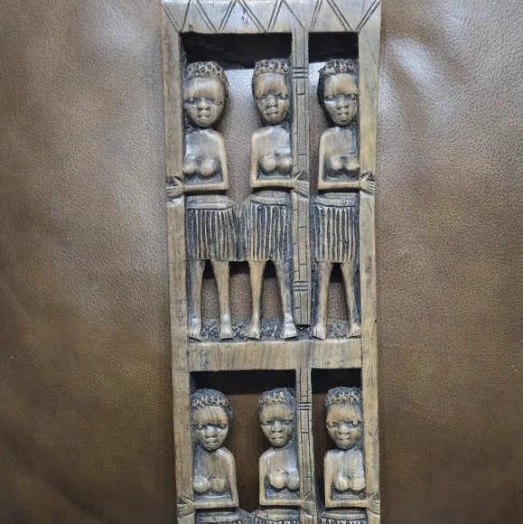 African Antique Handcrafted Wooden Tribal Art
